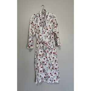 Vintage Victoria's Secret Country Floral Cottagecore Oversized Robe,  XS *flawed